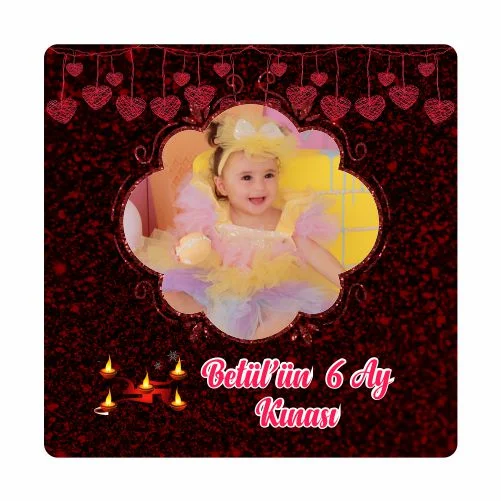 6 Ay Kınası Temalı Magnet